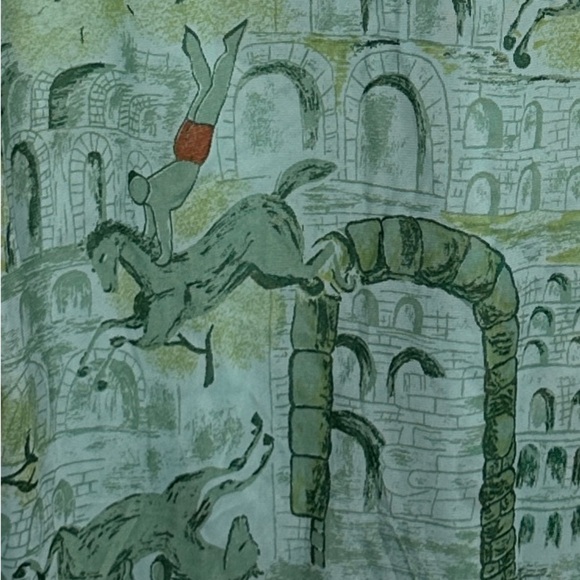 Vintage Cellini Collection sz M shirt, big collar and cuffs, 1970s/80s, disco - Picture 6 of 9